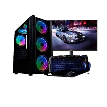 Pc Racing Ordenador Gaming Ryzen 5 4600g/16 Gb/256 Ssd M2/disco 1 Tb+gtx 1650+teclado + Ratón + Pantalla