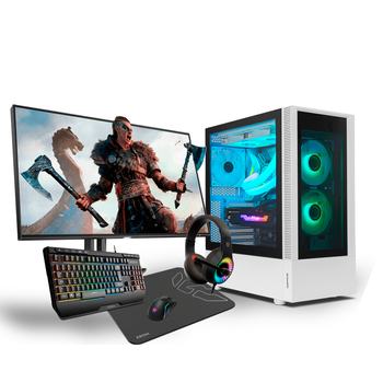 Pc Racing | Ordenador Gaming | Intel Core I7-12700f | 32gb Ddr4 Ram | 1tb M.2 | Rx 4060 8gb | Wifi | Monitor 24" Fullhd + Combo Gaming | Windows 11 | 3 Años De Garantia