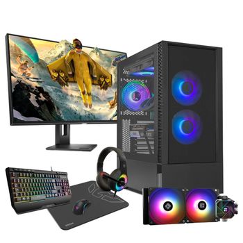 Pc Racing Top Gaming Amd Ryzen 5 7600x/ 32gb/1tb Ssd/rtx 4060 Ti + Monitor 27" Fullhd + Combo Gaming