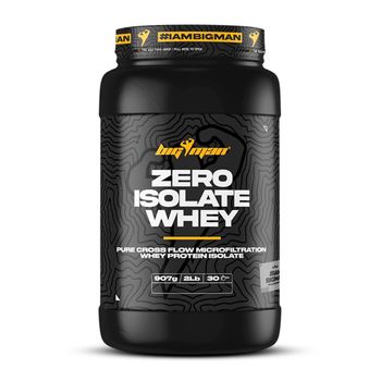 Bigman - Zero Isolate Whey 910 G - Proteina Isolate -  Sabor: Chocolate Blanco