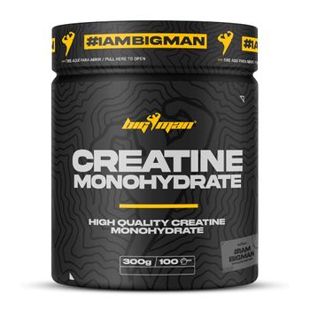 Bigman - Pure Creatine Monohydrate 300 G - Creatina Monohidrato Micronizada -  Sabor: Neut