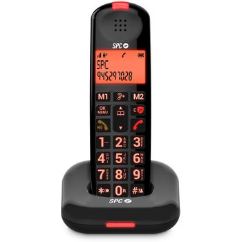 Spc Air - Teléfono Fijo Inalámbrico Pantalla Iluminada, Agenda, Id Llamada,  Mute - Negro con Ofertas en Carrefour