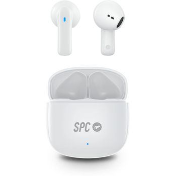 Spc Zion 2 Play – Auriculares Inalámbricos Bluetooth 28h Batería, Ultracompactos - Blanco