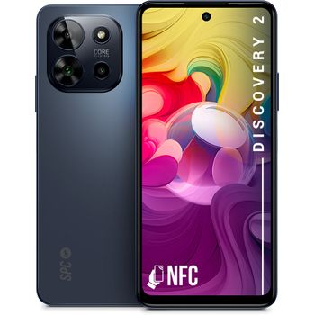 Spc Discovery 2 – Smartphone 6+128gb, Pantalla Hd+ 6.6", Triple Cámara, Nfc, Carga Rápida