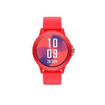 Spc Smartee Duo Vivo – Reloj Inteligente 1,27", Correa Extra, Llamadas, 100sports, Rojo