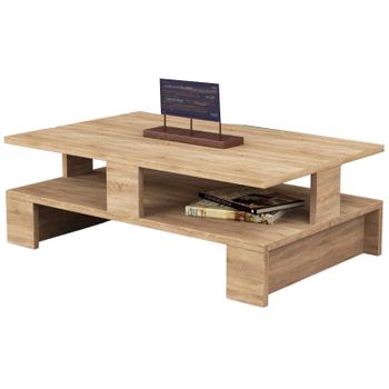 Mesa De Centro Elevable, Mesita De Salón O Comedor, Color Cambria con  Ofertas en Carrefour