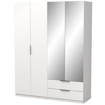 Armario ropero 4 puertas Maxi Blanco - Fanmuebles