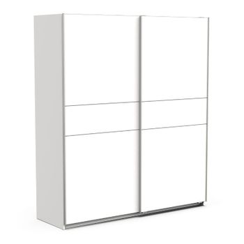 Armario de 6 Puertas Mitu con un cajón y gabinete 170,7x162x47cm Wengue /  Blanco, Armarios, Los mejores precios