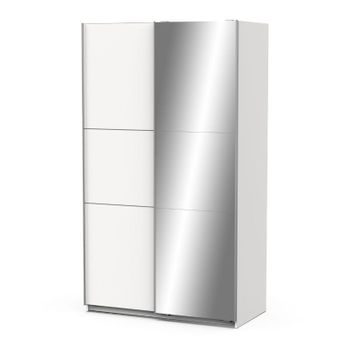 Armario Ropero Tela Miroytengo 87x156x50 Cm - Blanco Y Gris con Ofertas en  Carrefour