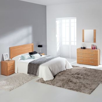 Cabecero Horizontal Recto Madera Natural Flandes 160x80cm-cama 140/150 con  Ofertas en Carrefour