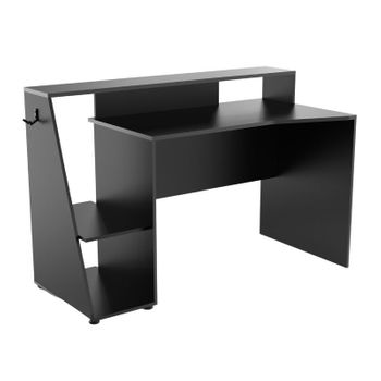 MESA DE ORDENADOR GAMER 88X136X67 CM ANTRACITA