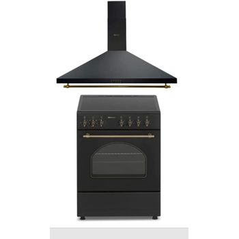 Cocina De Gas Estilo Rústico 60 Cm Negra Efg660n - Eas Electric Smart  Technology con Ofertas en Carrefour