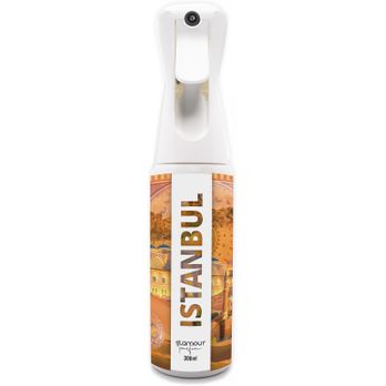 Ambientador De Hogar Istanbul - Glamour Parfum - Pulverizador Con Aroma Cítrico Especiado - Ambientador Textil En Spray - Para Pulverizar En La Cama O En Cortinas - Reutilizable - 300 Ml