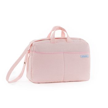 Bolso Cambiador De Pañales Mi Bollito Rosa Claro 15 X 30 X 45 Cm