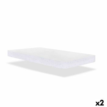 Cubrecolchón De Cuna Mi Bollito Blanco 1 X 60 X 120 Cm Impermeable 2 Unidades