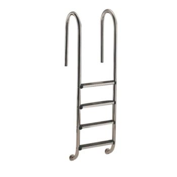 Escalera Tipo Muro De 2 Peldaños Para Piscina En Acero Inox Aisi-304