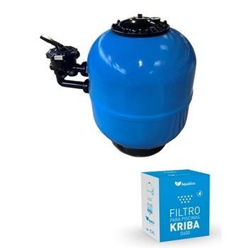 Filtro Laminado Kriba 500 Mm Azul Para Piscina