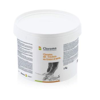 Bote Clorama 6r - Tricloro En Grano Al 90% Tratamiento Para Piscina 30kg