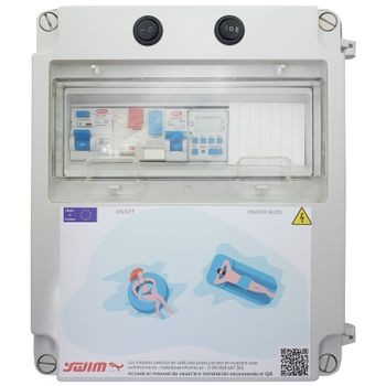 Cuadro Eléctrico Piscina Bomba 1cv Contactor| Wifi 12v Dc 150w