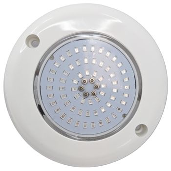 Foco Led Mini De Superficie 6w Ac/12v  100% Relleno De Resina Blanco Frío 11cm