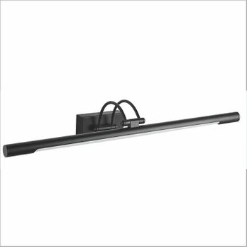 Aplique Led  8w, Metalico, Luz Cálida 3000k, Articulado. 50cm, Negro Mate