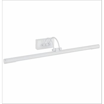 Aplique Led 12w, Metalico, Luz Cálida 3000k, Articulado. 65cm, Blanco Mate