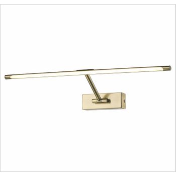 Aplique Led 10w, Metalico, Luz Cálida 3000k, Articulado, 59cm, Bronce Envejecido