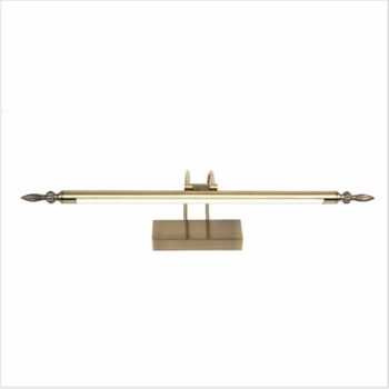 Aplique Led 12w, Luz Cálida 3000k,  Articulado. 66cm, Bronce Antiguo