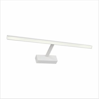 Aplique Led 14w ,luz Cálida 3000k, Articulado. 60cm, Blanco Satinado