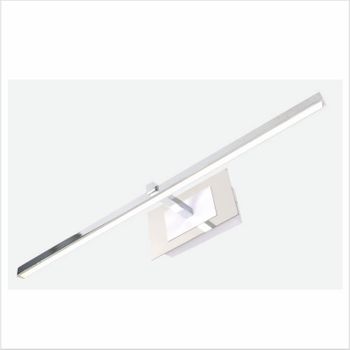 Aplique Led 8w, Metalico, Luz Neutra 4000k, Articulado, 46cm, Cromo Brillo