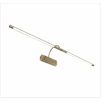 Aplique Led 10w, Metalico, Luz Cálida 3000k, Articulado, 74cm, Bronce Envejecido