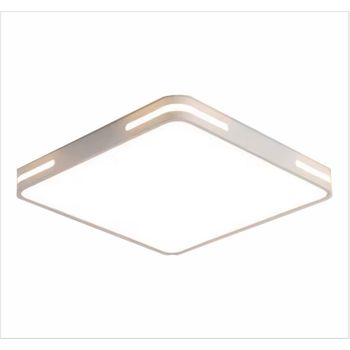 Plafón Led 40w Metalico Con Mando, Regulable Blanco Frío A Cálido, Cuadrado 40x40cm, Blanco