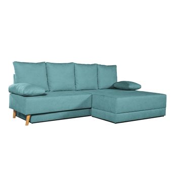 Tanuk Sofá Chaise Longue 4 Plazas Gris Marengo HELA Reversible