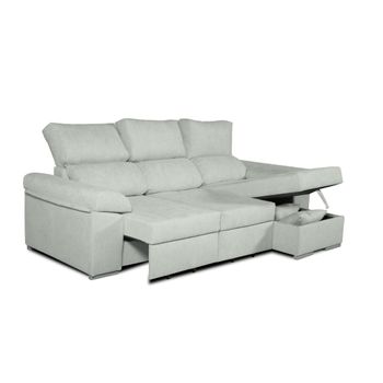 Sofa Chaise Longue SULTAN DERECHA Crudo 4 Plazas 260x150 CM Tanuk