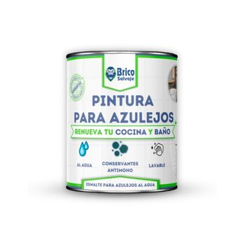 Pintura Para Azulejos Bricosalvaje Blanco Alpino 4l Mate