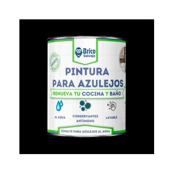 Pintura Para Azulejos Bricosalvaje Negro Ébano 4 L Mate