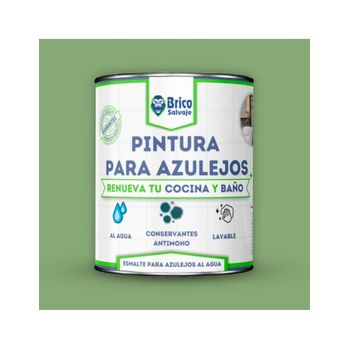 Pintura Para Azulejos Bricosalvaje Salvia 750 Ml Mate