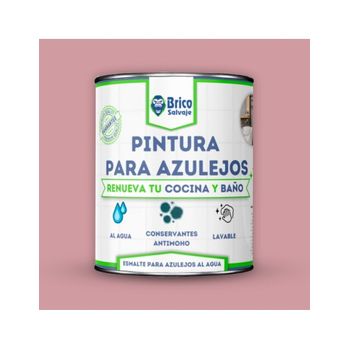 Pintura Para Azulejos Bricosalvaje Rosa Empolvado 4l Mate