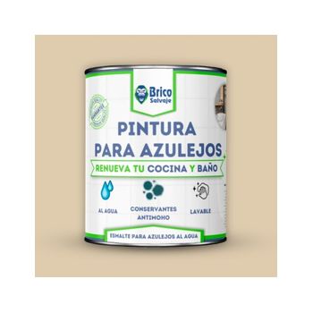 Pintura Para Azulejos Bricosalvaje Moreno 4l Mate