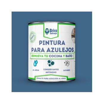 Pintura Para Azulejos Bricosalvaje Marino 4l Brillante