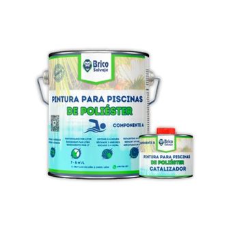 Pintura Para Piscinas De Poliéster 5+0,75 Kg Bricosalvaje