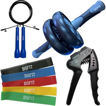 Comba Rápida BSFit Aluminio Boxeo Azul, Accesorios Fitness, Los mejores  precios