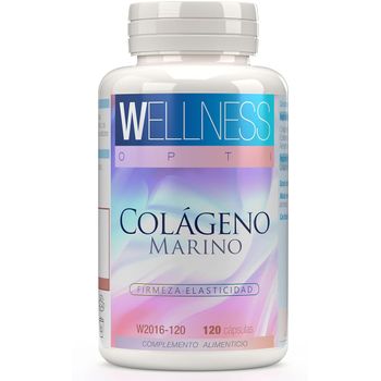 Naturbite. Wellness Opti. Colágeno Marino - 120 Cápsulas Revitalizantes Para Una Piel Radiante Y Una Estructura Corporal Fuerte. Colágeno Clase I