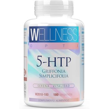 5htp Wellnessopti. Extracto Griffonia Simplicifolia 490mg - 180 Comprimidos