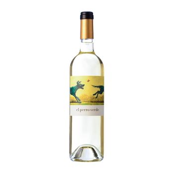 Uvas Felices Vino Blanco El Perro Verde Rueda Joven 75 Cl 13% Vol.