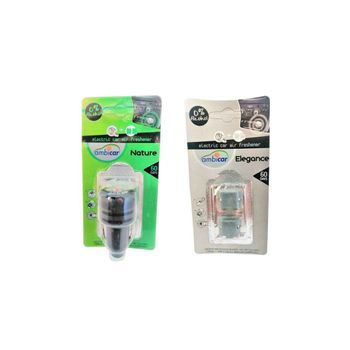 Pack Difusor + 2 Recambios. Ambientador Para Coche Aroma Herbal/floral