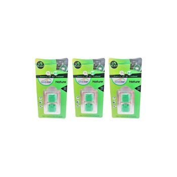 Set 3 Recambios Para Ambientador De Coche. Fragancia Menta Fresca