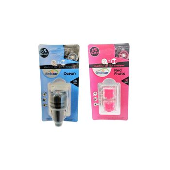 Pack Difusor + 2 Recambios. Ambientador Para Coche Aromas Fresco/dulce