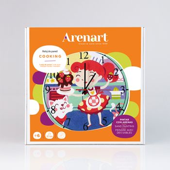 Pintar Con Arenas - Reloj Pastelera Ø30 Cm