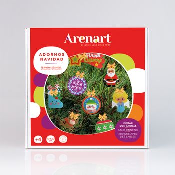 Pintar Con Arenas - Pack 36 Bolas Árbol Navidad